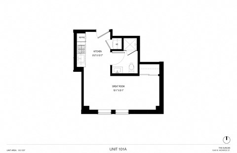 Studio Floorplan